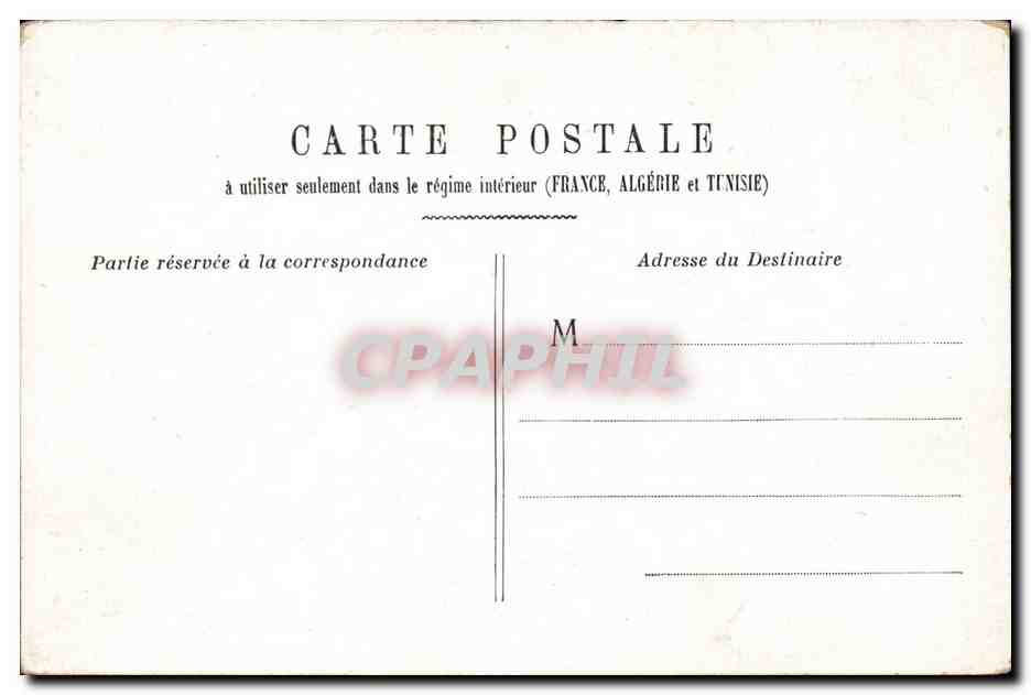 Paris - 1 - Le Monument Gambetta - CPA  — Rückseite