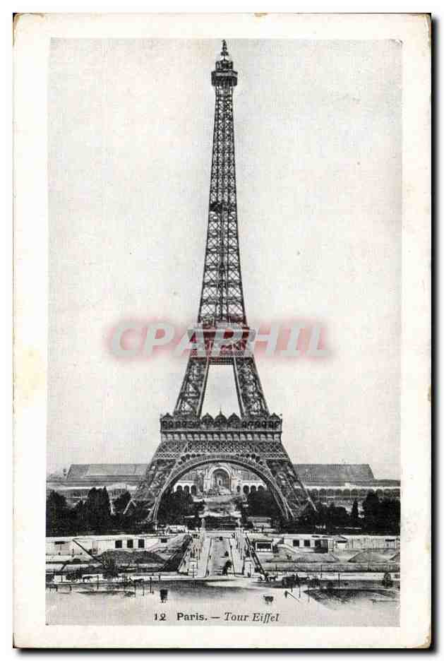 Paris - 7 - Tour Eiffel - Eiffel Tower - CPA 