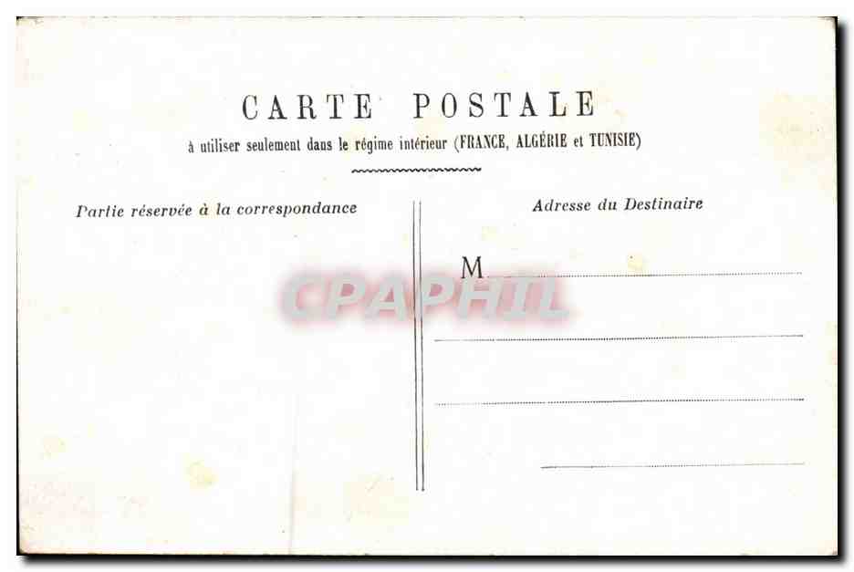 Paris - 7 - Les Invalides - CPA  — Rückseite