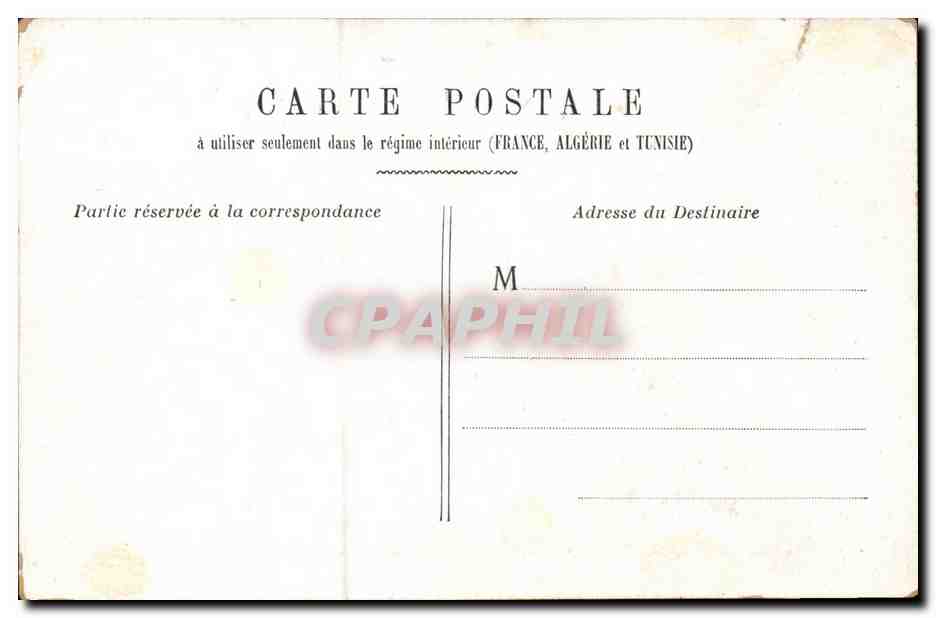 Paris - 8 - L'Eglise Sainte Madeleine - CPA  — Verso
