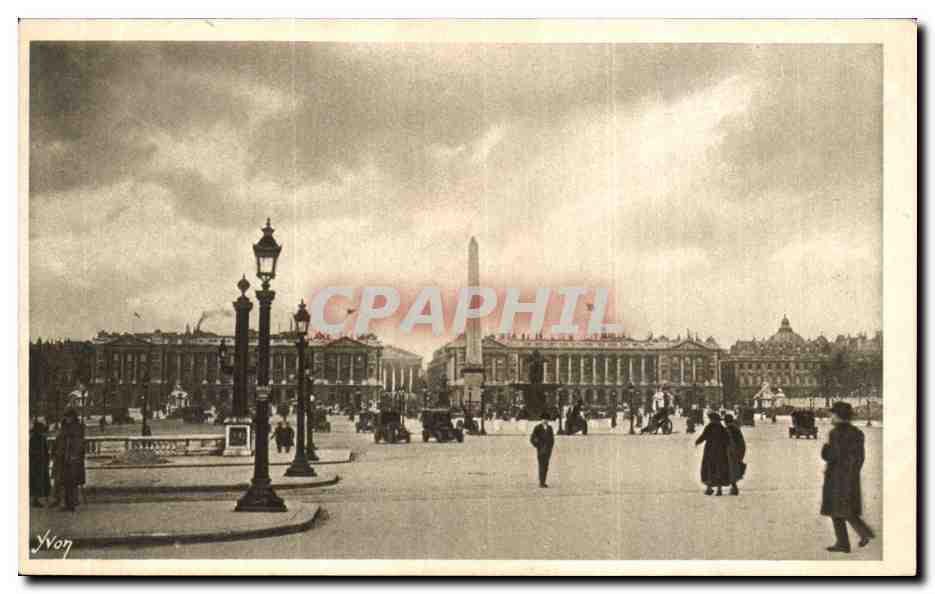 Paris - 8 - Place de la Concorde - CPA 