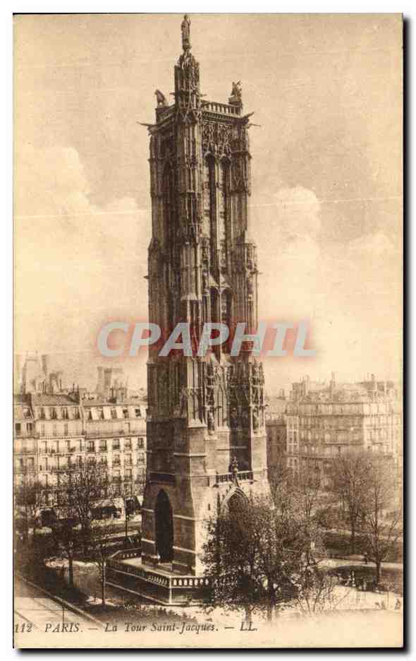 Paris - 4 - Tour Saint Jacques - CPA 