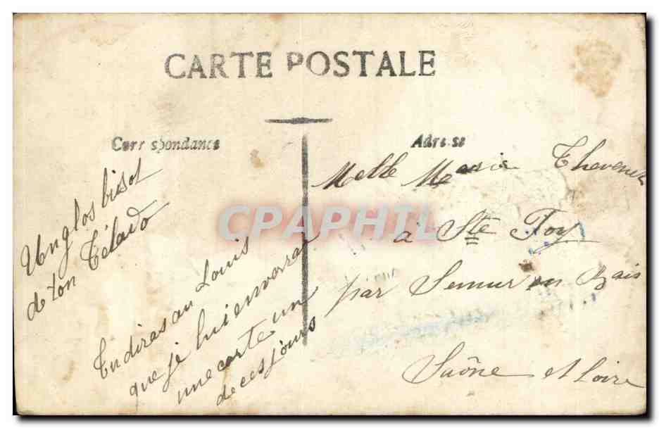 Fantaisie - Enfant - Sweet girl with flowers - CPA  — Rückseite