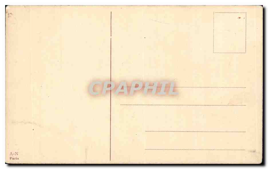 Fantaisie - Femme - Elegant woman - CPA  — Rückseite