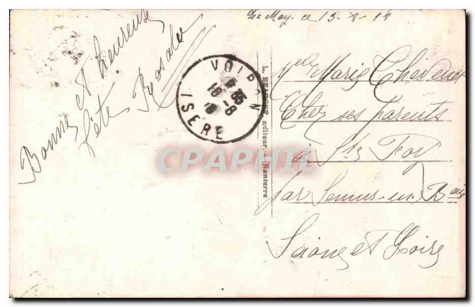 Fantaisie - Enfant - Little Boy in sailor suit - CPA  — Rückseite