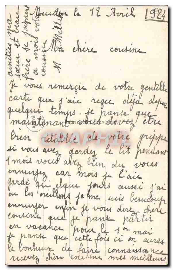 Fleurs - Flowers - Roses - CPA  — Verso