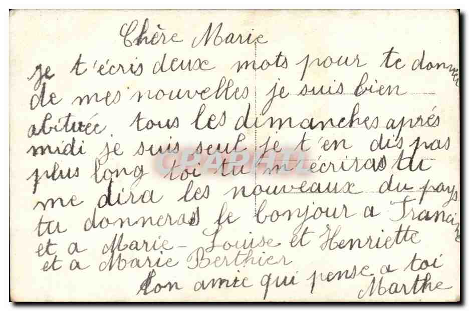 Fantaisie - Enfant - Petite Fille - CPA  — Rückseite