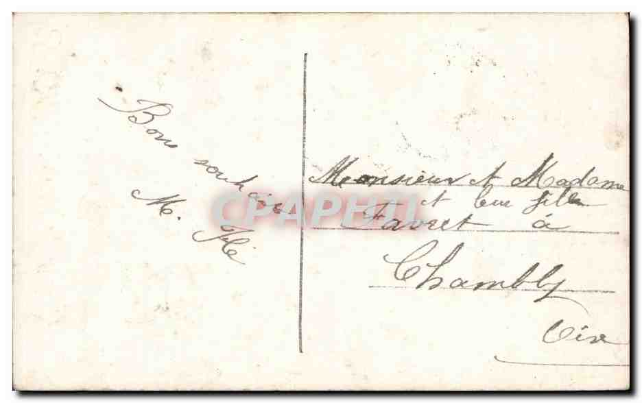 Fantaisie - Enfant - Petite Fille - Bonne Annee - CPA  — Rückseite