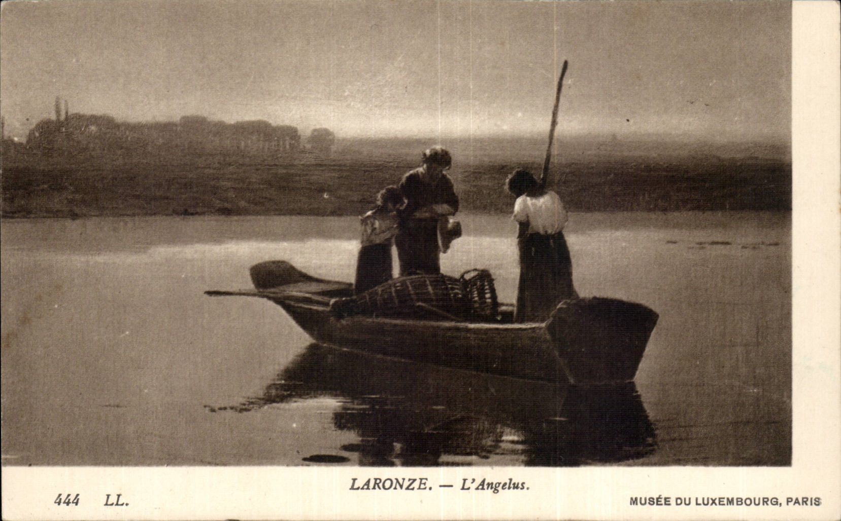Arts - Tableau - Musee du Luxembourg - Paris - Laronze - L'Angelus - CPA 