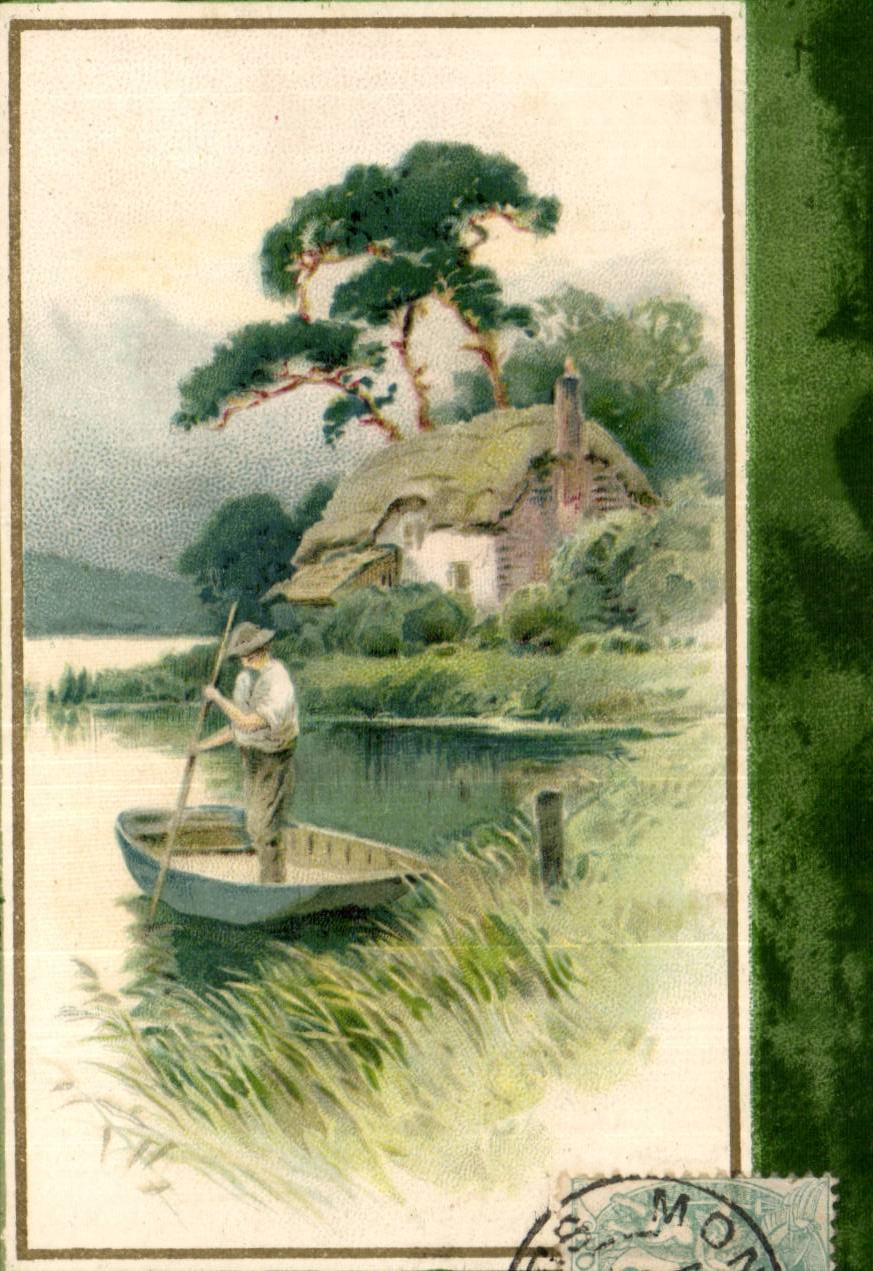 Arts - Tableaux - Thatched Cottage - CPA 