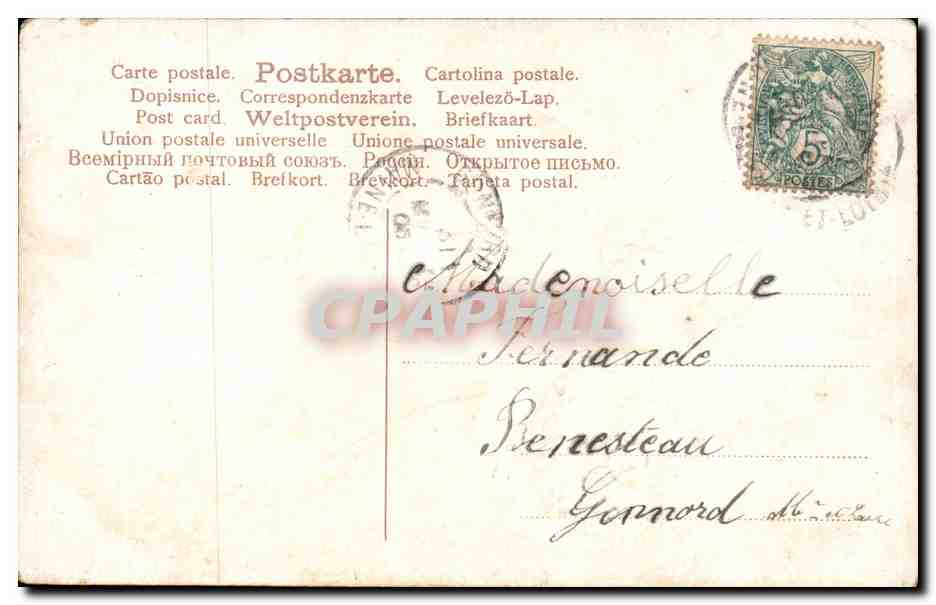 Fantaisie - Enfant - Little girl in sailor suit - CPA  — Rückseite