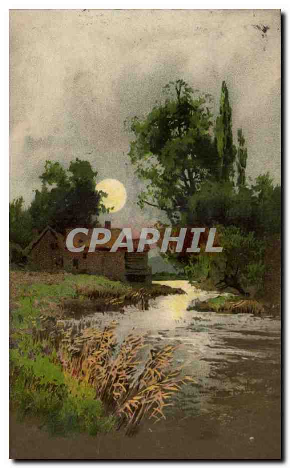 CPA Fantaisie Paysage 