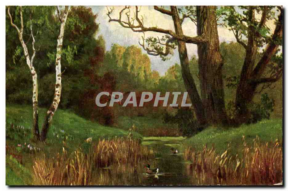 CPA Fantaisie Paysage 