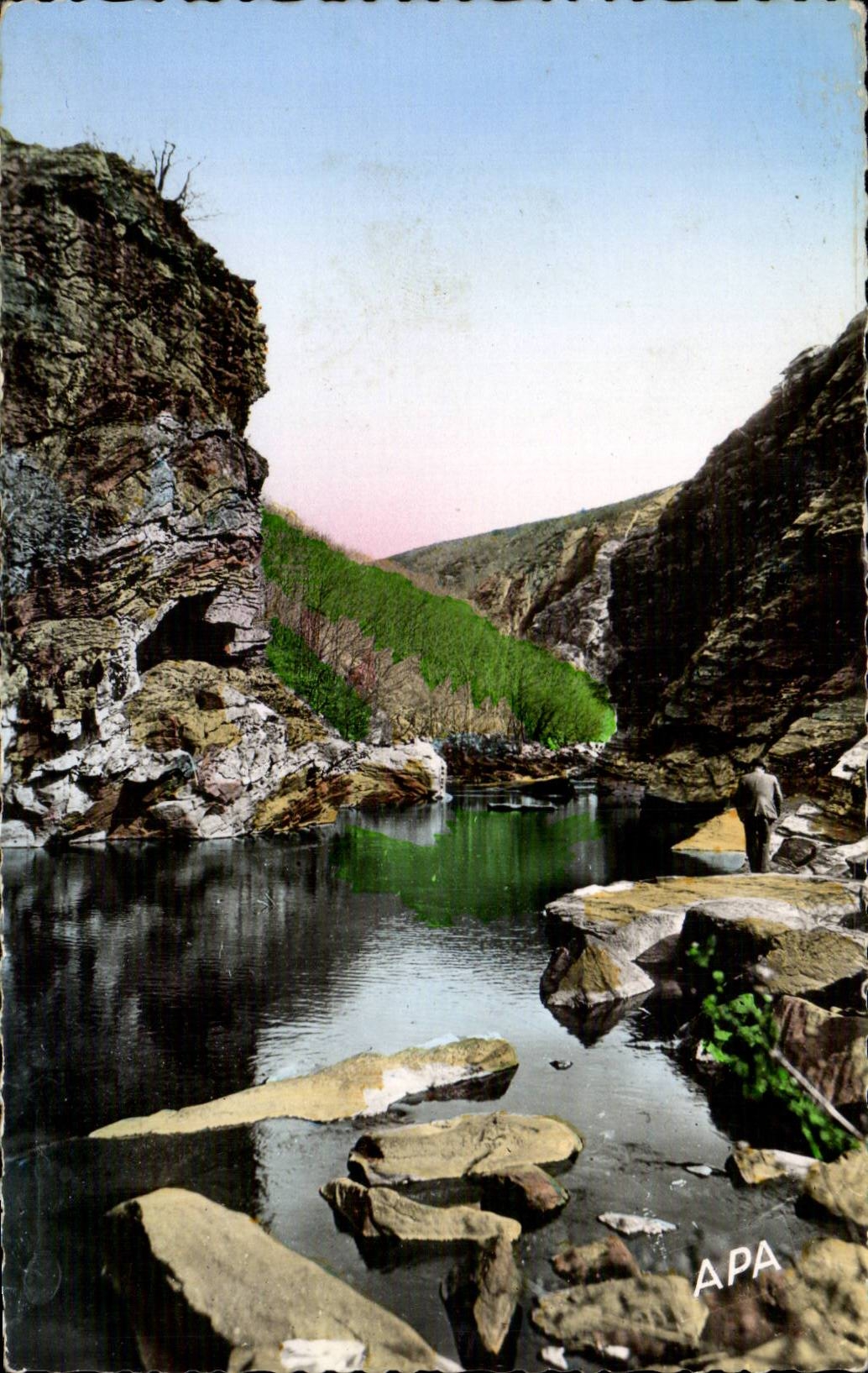 CPA Environs de Mazamet Gorges du Banquet