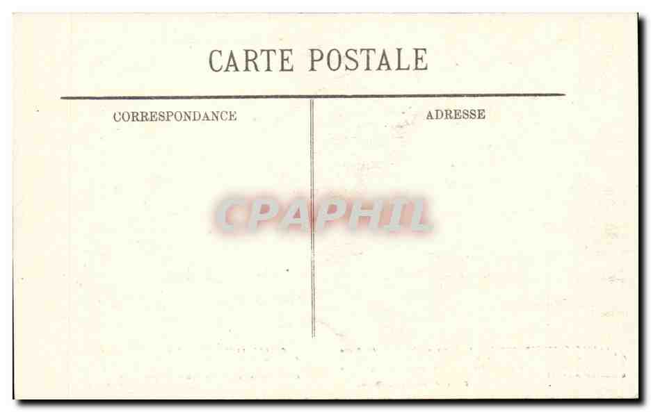 Place Royale und Kathedrale von Reims — vor und nach dem deutschen Bombardement — Cliché M. Lavergne, Reims — Rückseite