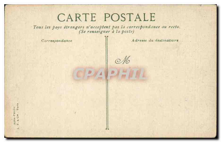 Paris - 8 - La Madeleine - CPA  — Rückseite