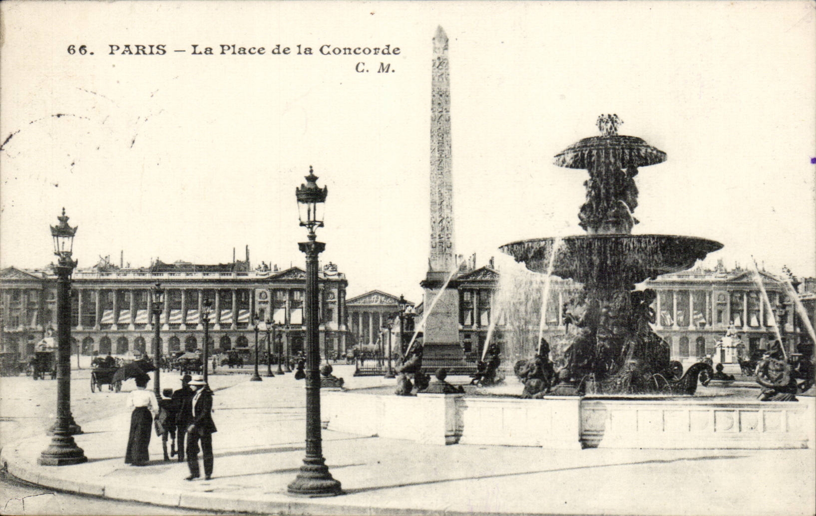 Paris - 8 - Place de la Concorde - CPA 