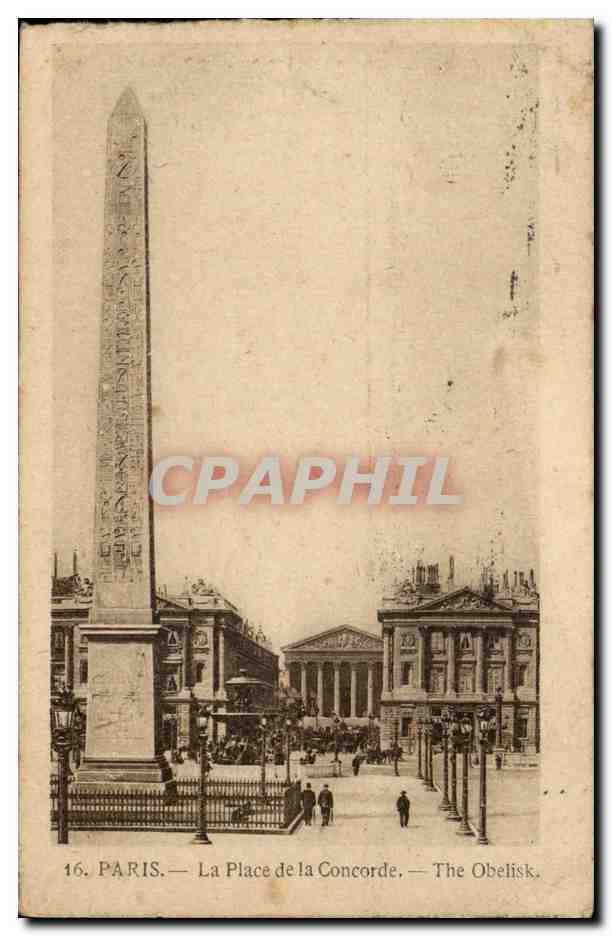 Paris — La Place de la Concorde — The Obelisk