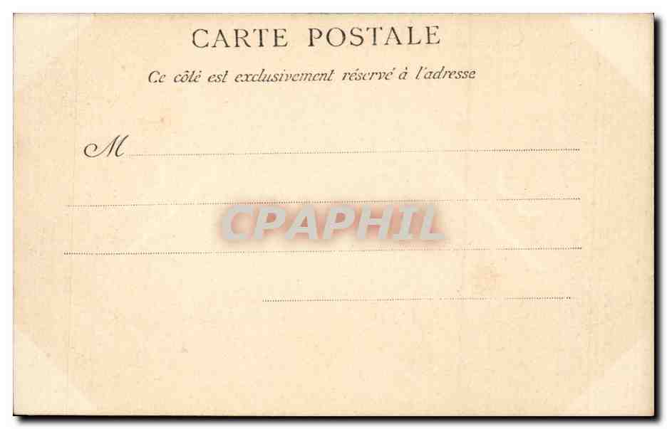 Paris - 16 - Chateau de la Muette - CPA  — Rückseite