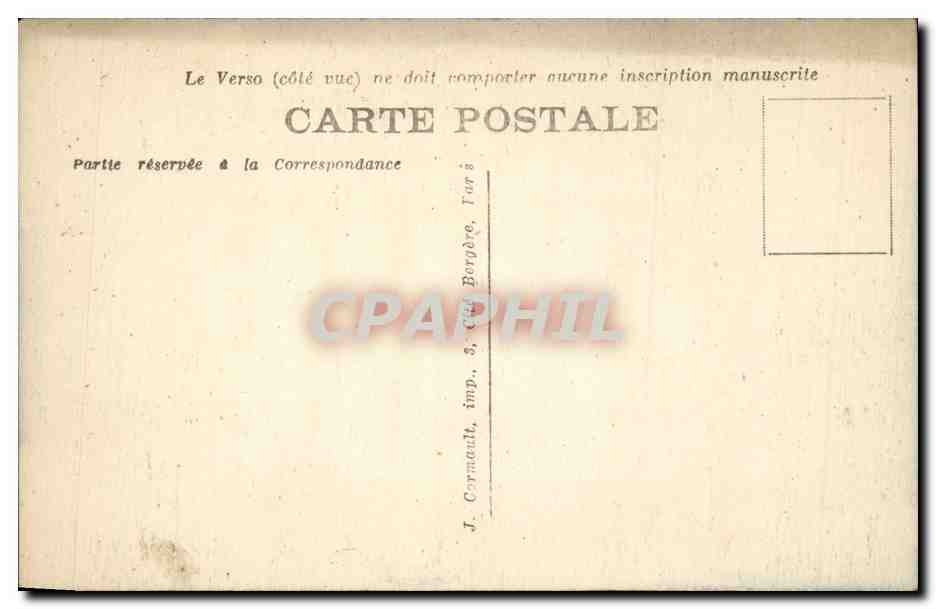 Paris - 8 - La Madeleine - CPA  — Verso