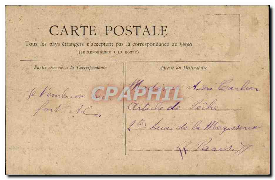 Paris - 10 - La Porte Saint Martin - Collection Petit Journal - CPA  — Verso