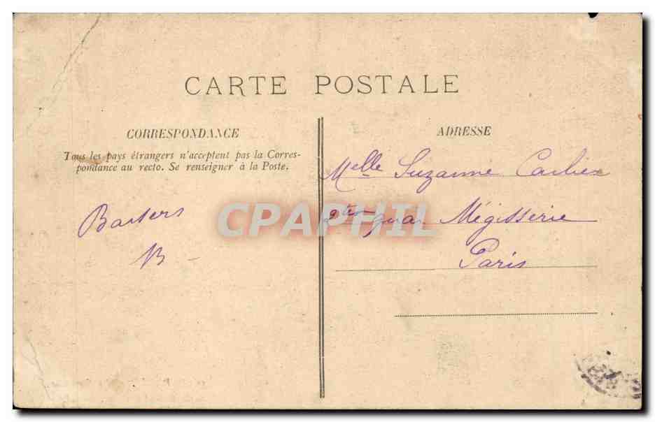 Paris - 5 - La Sorbonne - CPA  — Rückseite