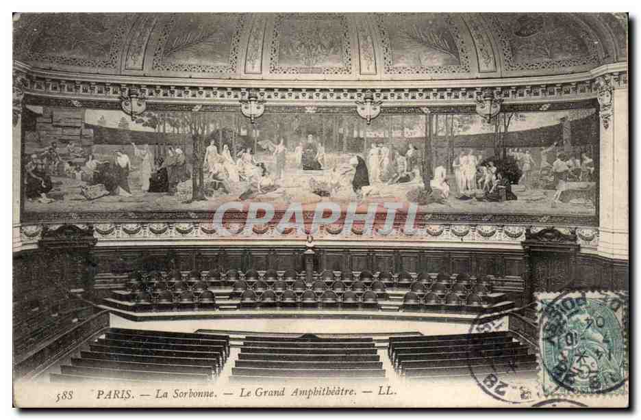 Paris - 5 - La Sorbonne - Le Grand Amphitheatre - CPA 