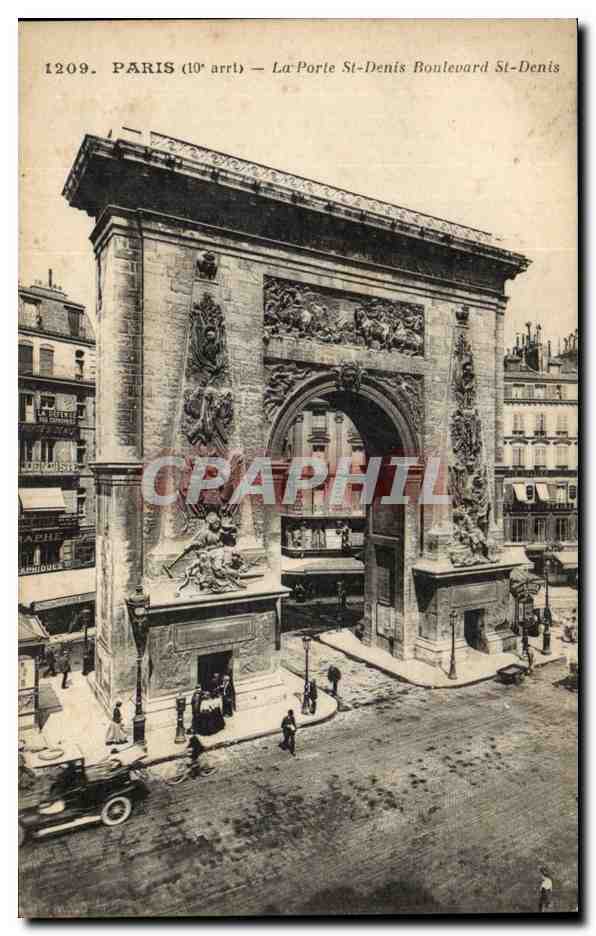 Paris - 10 - La Porte Saint Denis - CPA 
