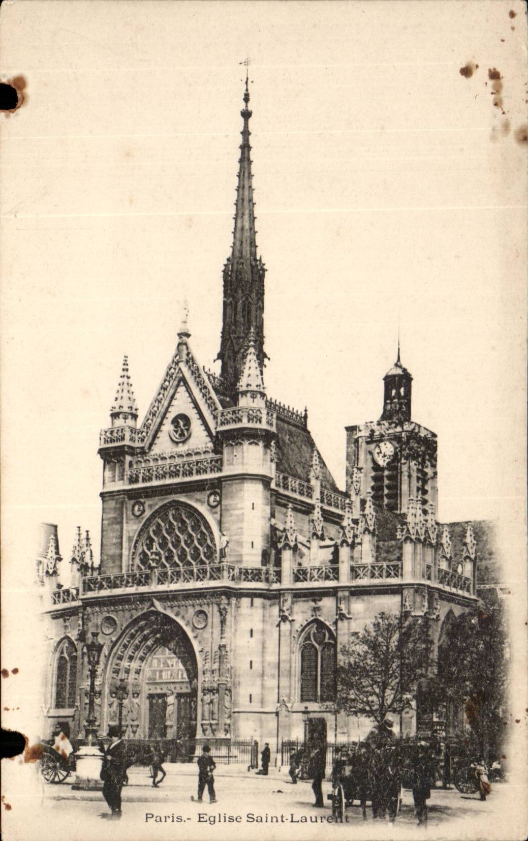 Paris - 10 - Eglise Saint Laurent - CPA 