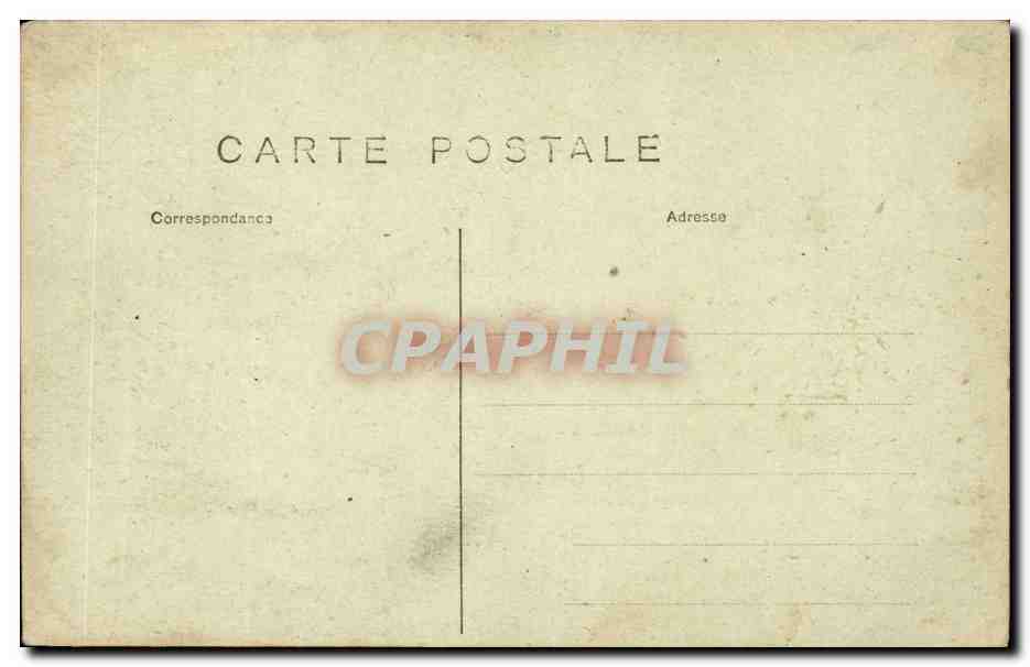 Paris - 4 - Hotel de Ville CPA  — Verso