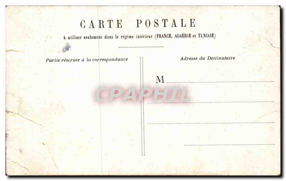 Fantaisie - Couple - Mariage - Wedding - Bride - CPA  — Verso