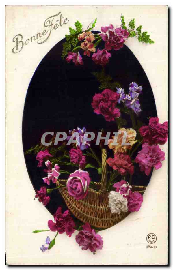 Fetes - Bonne Fete - Fleurs - Flowers - CPA 