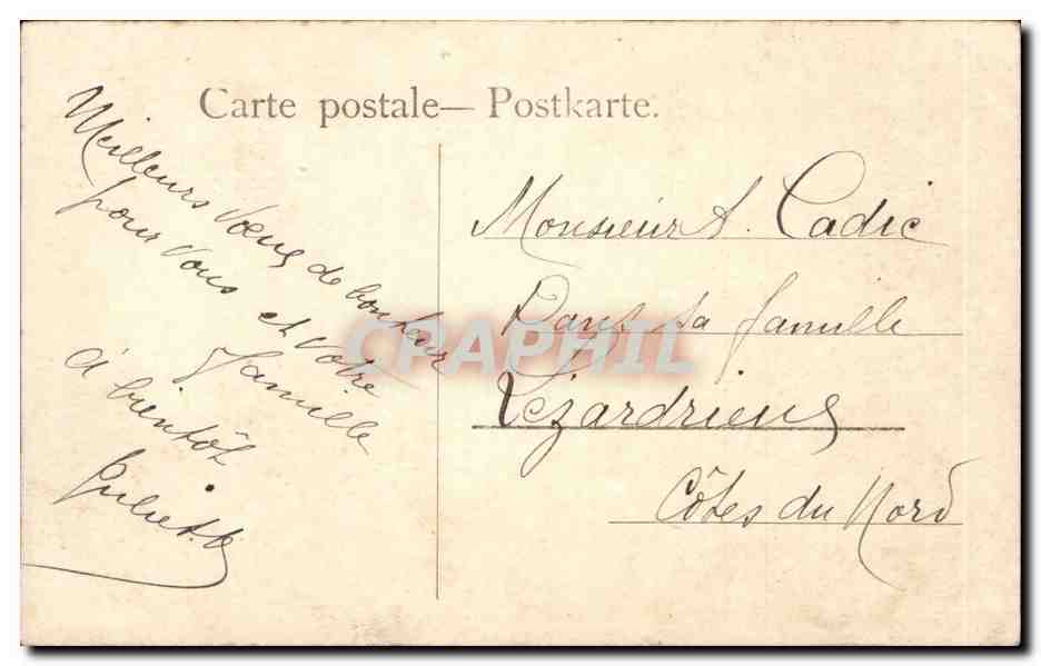 Arts - Tableau - Beautiful Country Scene - CPA  — Verso
