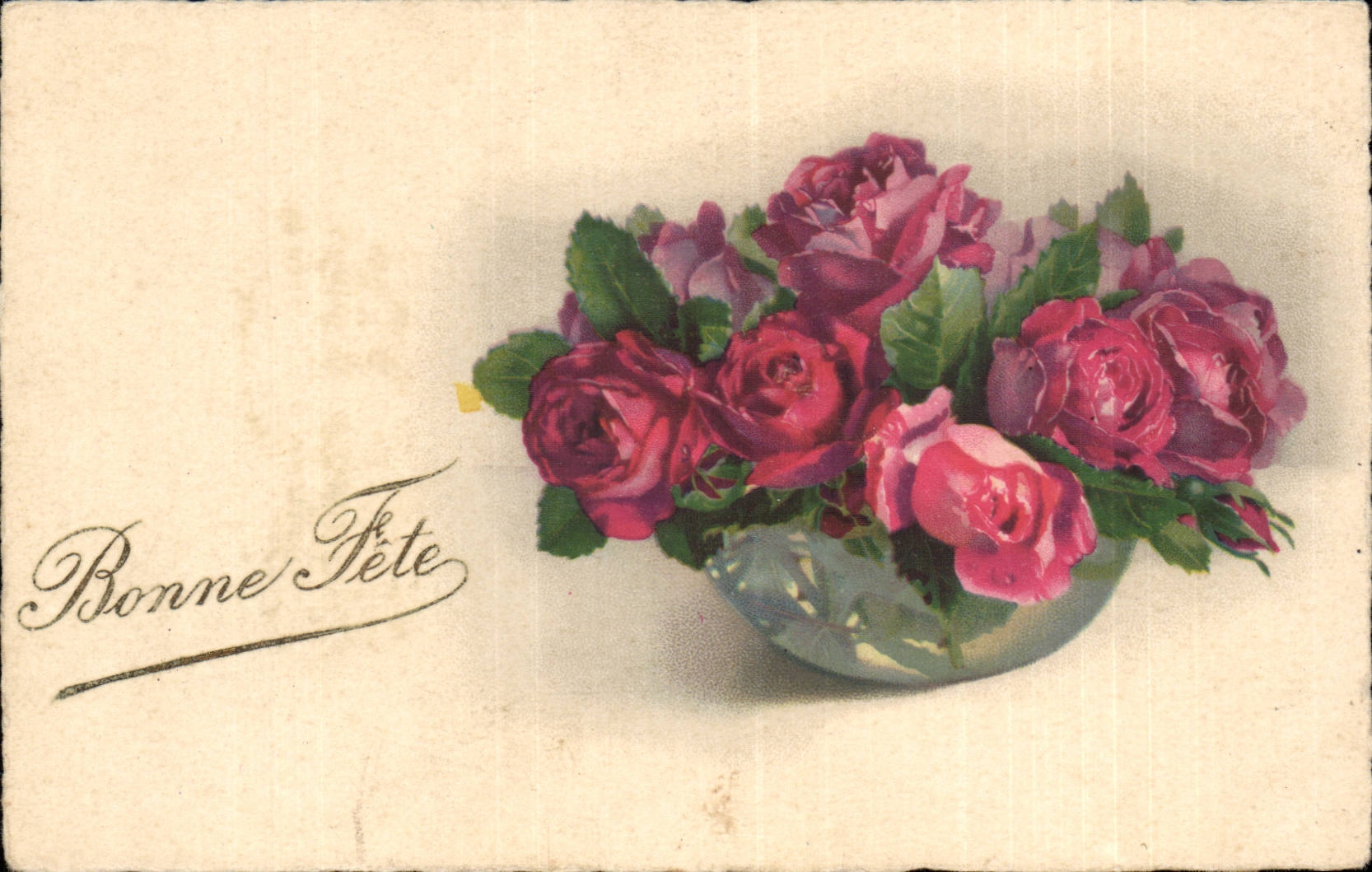 Fetes - Bonne Fete - Fleurs - Flowers - CPA 