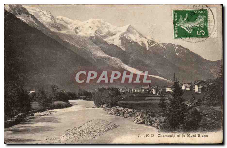 Chamonix - Le Mont Blanc - CPA 