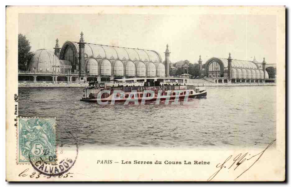 Paris -1 - Les Serres du Cours la Reine - CPA 