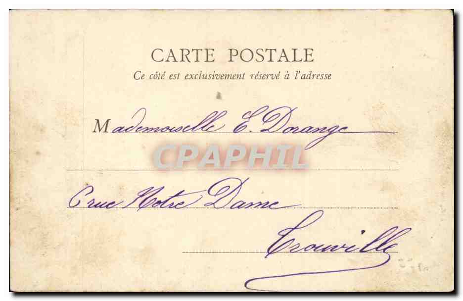 Paris - 9 - Avenue de l'Opera - CPA  — Verso