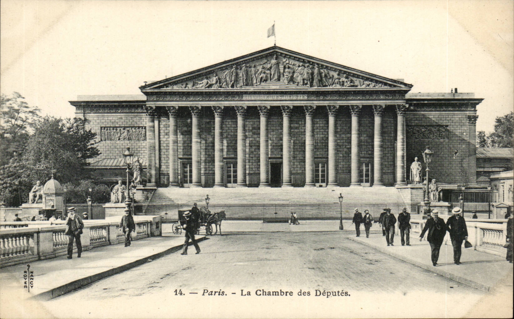 Paris - 1 - La Chambre des Deputes CPA 