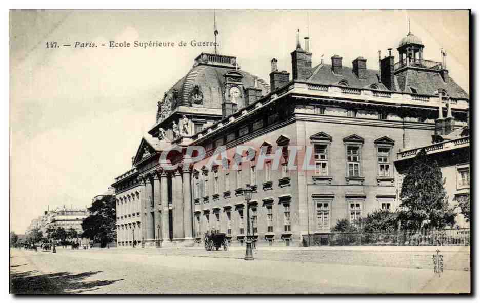 Paris - 11 - Ecole Superieure de Guerre CPA 
