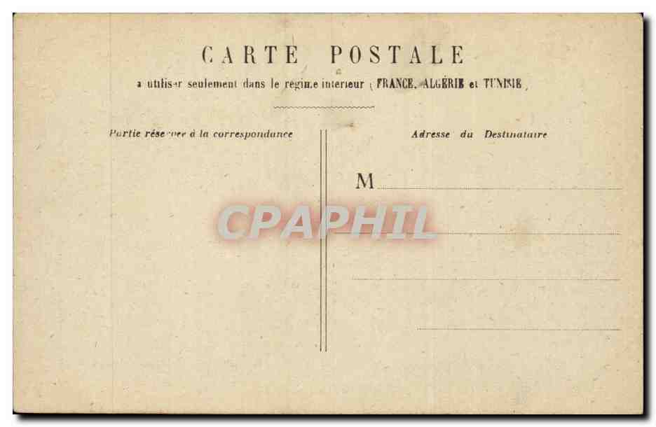 Paris - 1 - Palais Royal CPA  — Verso