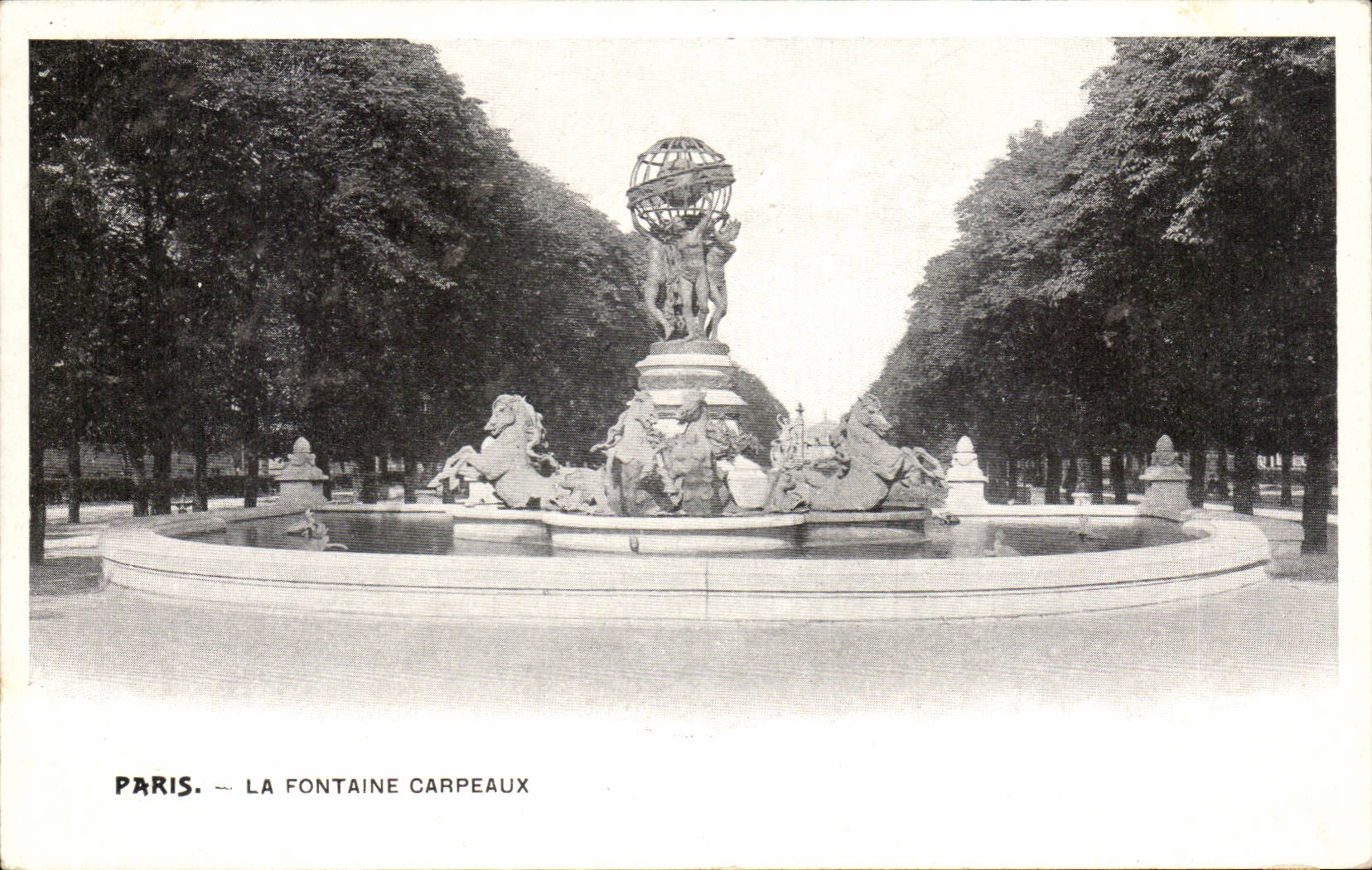 Paris - 6 - La Fontaine Carpeaux CPA 