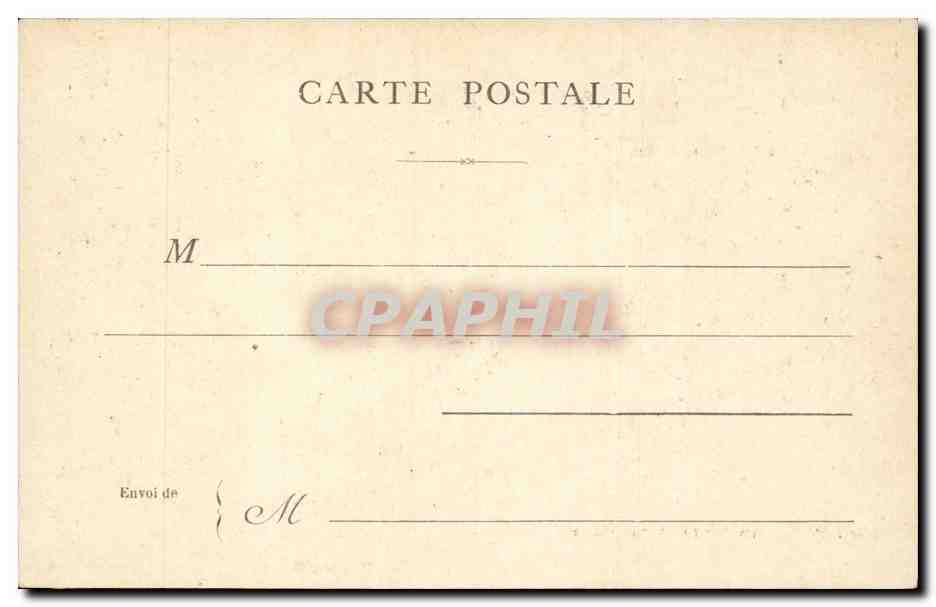 Paris - 6 - La Fontaine Carpeaux CPA  — Rückseite