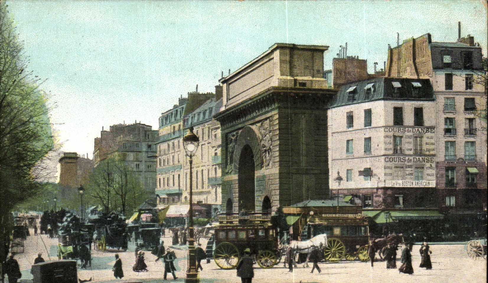 Paris - 1 - La Porte Saint Martin CPA 