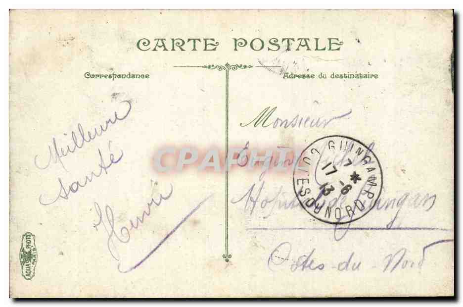 Paris - 2 - Le Vaudeville - La Chaussee CPA  — Rückseite
