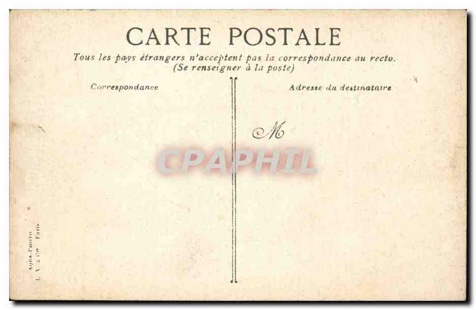 Paris - 10 - La Rue Lafayette et la Rue Cadet CPA  — Verso