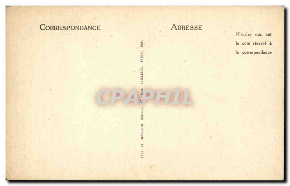 Paris - 1 - Musee des Arts Decoratifs CPA  — Verso