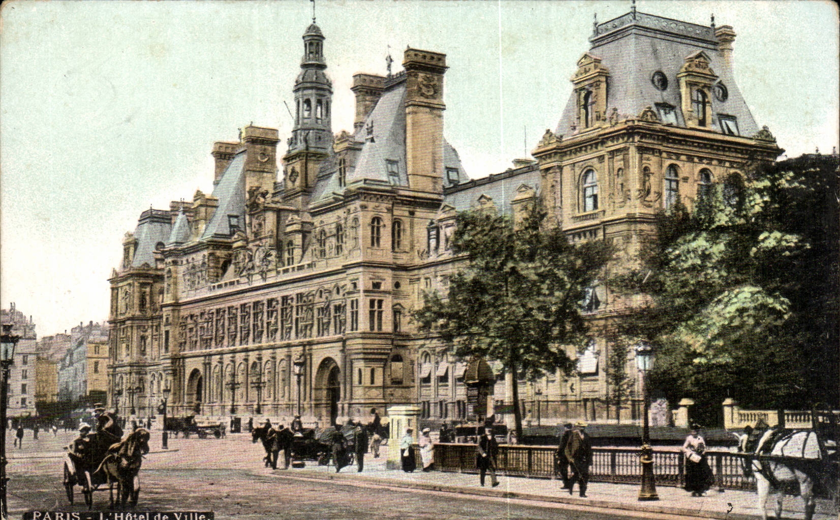 Paris - 4 - Hotel de Ville CPA 