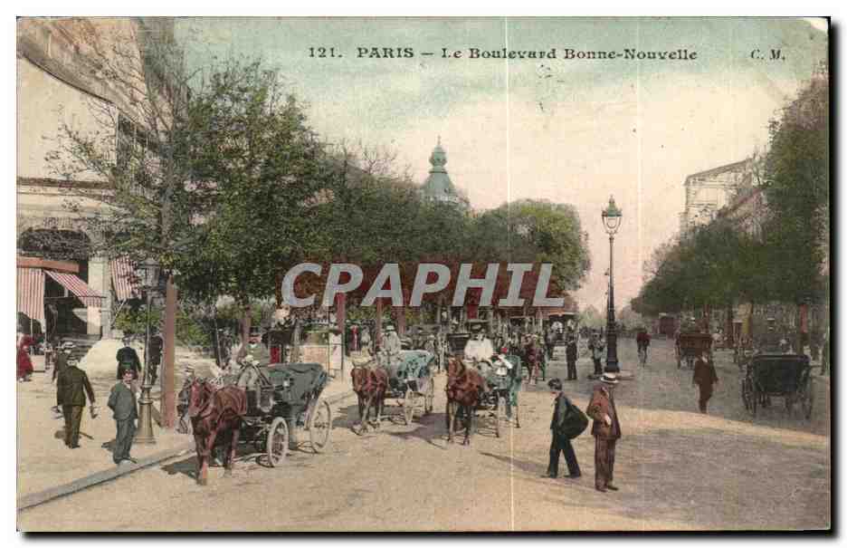 Paris - 9 - Boulevard Bonne Nouvelle CPA 
