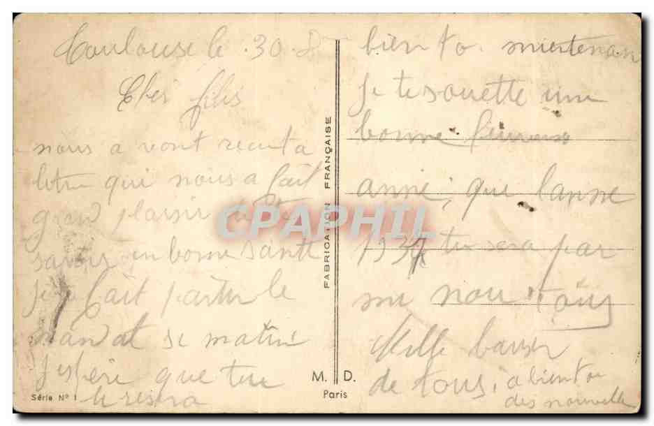 Fetes - Bonne Annee - fer a cheval - horseshoe - CPA  — Rückseite