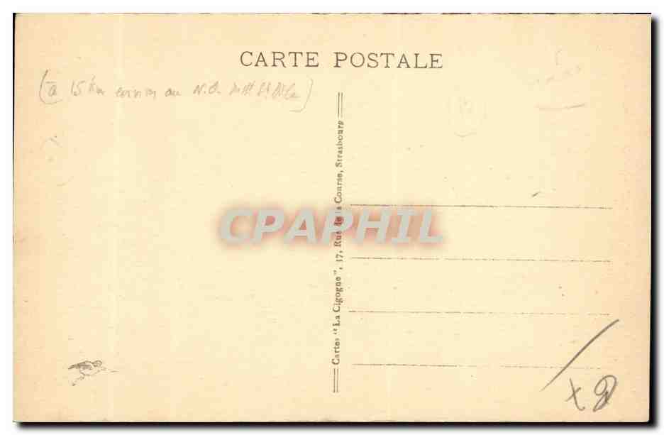 Allemagne - Deutschland - Girbaden -- Ruines de Chateau - pres de Grendelbruch - CPA  — Rückseite